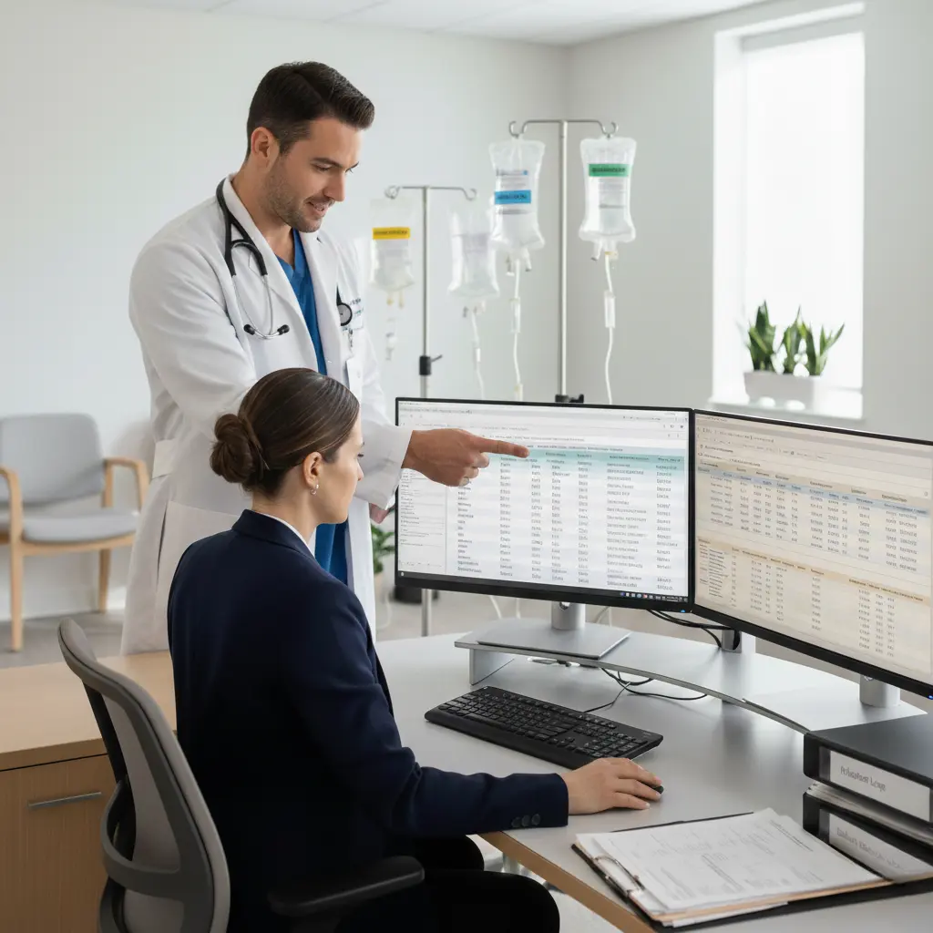 Medical Billing Services Team Working in Office