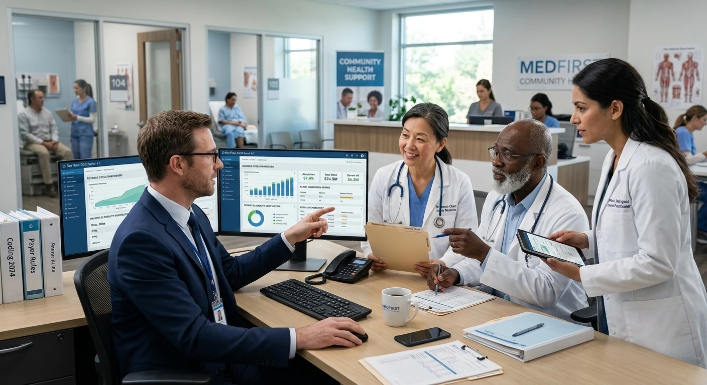 Medical team workflow Acuity Health Solution