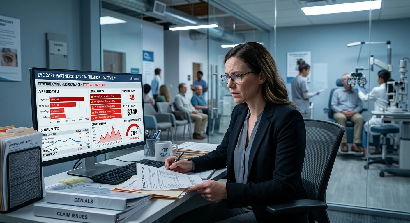 Doctor interacting with interactive digital medical icons and clinical data interface - Acuity Health Solution